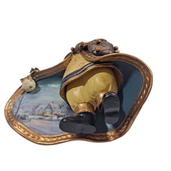 VTG Ashton Drake Thomas Kinkade A Celebration Of Simpler Times Santa Ornament - Picture 6 of 8